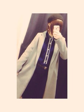 「ポールスミス」｜えりりさん（レディース・157cm・10代）の冬コーディネート