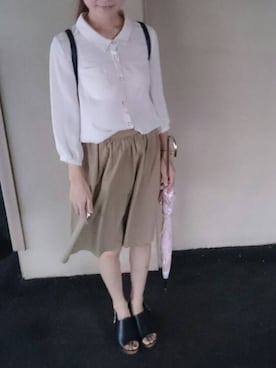 「強風」｜hashiyukaさん（レディース・155cm）の秋コーディネート