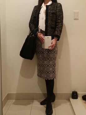 「ICB（アイシービー）のアイテム（ジャケット/アウター）」を使った、おはぎさん（レディース・163cm）の秋コーディネート