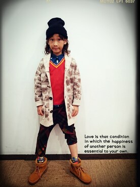 eiseiさん（キッズ・130cm）の秋コーディネート