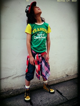 eiseiさん（キッズ・135cm）の春コーディネート