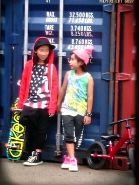 eiseiさん（キッズ・135cm）の夏コーディネート