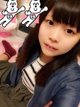 「バイト行きました」｜たれかつくんさん（レディース・156cm）の春コーディネート
