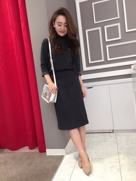 「M.deux（エムドゥ）のアイテム（Tシャツ/カットソー）」を使った、AYAさん（レディース・161cm）の秋コーディネート
