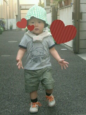 おーかさん（キッズ・80cm）の春コーディネート