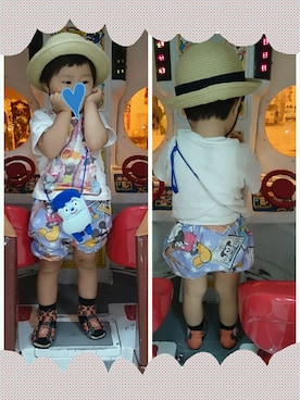 おーかさん（キッズ・80cm）の秋コーディネート