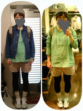 「RAGMART（ラグマート）のアイテム」を使った、おーかさん（レディース・158cm）の春コーディネート