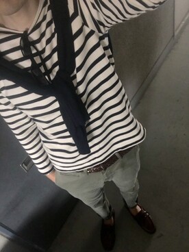 ショウへーさん（メンズ・181cm）の春コーディネート