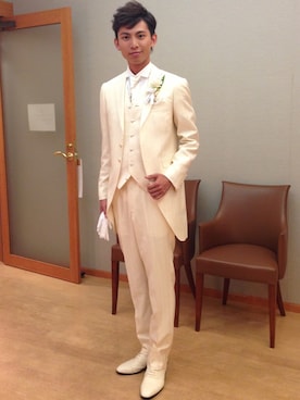 「タキシード」｜「アイテム（その他アウター）」を使った、koukiさん（メンズ・183cm）の夏コーディネート