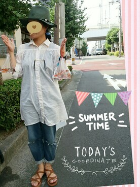 アイスコーヒー🍀さん（レディース・152cm）の夏コーディネート