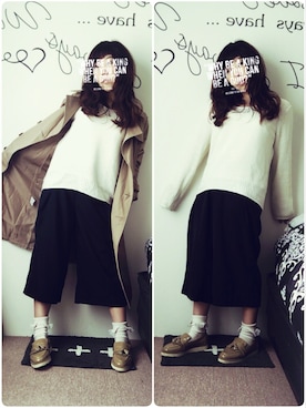 「JOUR de Language（ジュールドランゲージ）のアイテム」を使った、JUEさん（レディース・153cm）の冬コーディネート