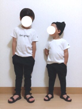 R2さん（キッズ・120cm）の夏コーディネート