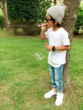 R2さん（キッズ・120cm）の夏コーディネート