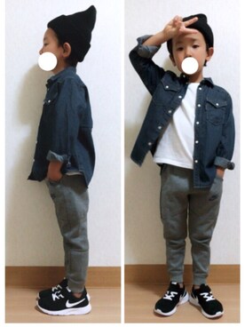 R2さん（キッズ・120cm）の秋コーディネート