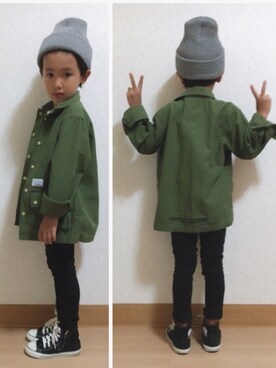 R2さん（キッズ・120cm）の秋コーディネート