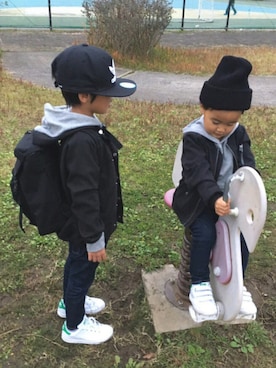 R2さん（キッズ・120cm）の秋コーディネート