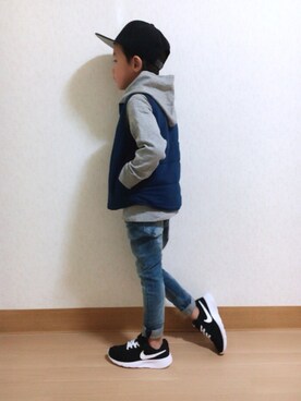 R2さん（キッズ・120cm）の秋コーディネート