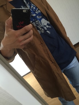 「M（エム）のアイテム（財布/小物）」を使った、TAKUYA さん（メンズ・165cm）の春コーディネート