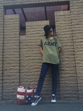 「ANDEM（アンデム）のアイテム」を使った、MAMIさん（レディース・161cm）の秋コーディネート