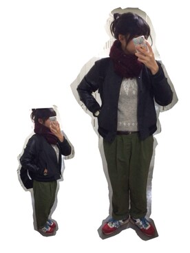 まっちゃんさん（レディース・156cm）の冬コーディネート