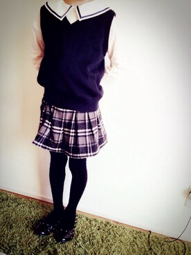 「おめかしコーデ」｜cocoさん（キッズ・122cm）の春コーディネート