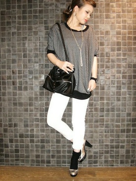 AI_YOSHIHARAさん（レディース・165cm）の春コーディネート