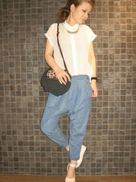 AI_YOSHIHARAさん（レディース・165cm）の春コーディネート