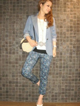 AI_YOSHIHARAさん（レディース・165cm）の春コーディネート