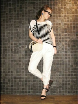 AI_YOSHIHARAさん（レディース・165cm）の夏コーディネート