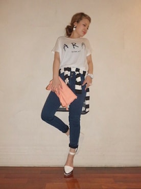 AI_YOSHIHARAさん（レディース・165cm）の春コーディネート