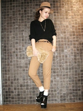 AI_YOSHIHARAさん（レディース・165cm）の秋コーディネート