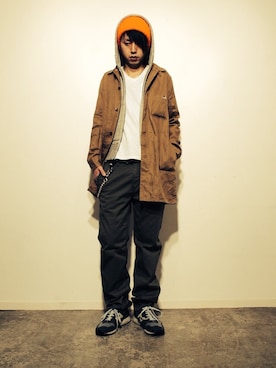 「STILL BY HAND（スティルバイハンド）のアイテム（その他アウター）」を使った、ogu-junさん（メンズ・177cm）の春コーディネート