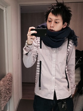 「WHIZLIMITED（ウィズリミテッド）のアイテム（その他）」を使った、ogu-junさん（メンズ・177cm）の冬コーディネート