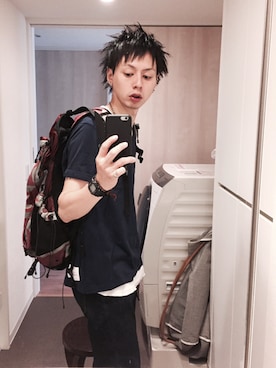 「WHIZLIMITED（ウィズリミテッド）のアイテム（その他）」を使った、ogu-junさん（メンズ・177cm）の夏コーディネート