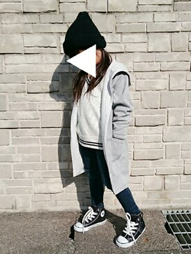 「5さい」｜R♡さん（キッズ・110cm）の冬コーディネート