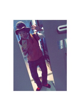 「DECO（デコ）のアイテム（帽子）」を使った、ててさん（レディース・158cm）の秋コーディネート