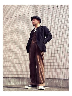 「FREEWHEELERS（フリーホイーラーズ）のアイテム（その他アウター）」を使った、köyaさん（メンズ・176cm）の春コーディネート