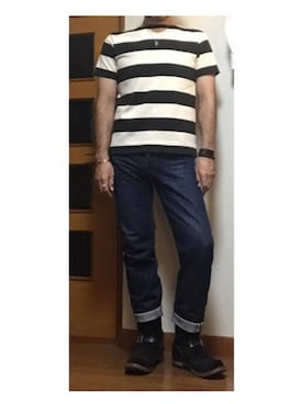 「Django Atour（ジャンゴアトゥール）のアイテム（リング）」を使った、köyaさん（メンズ・176cm）の夏コーディネート