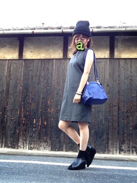 「HERE'S（HERE'S）のアイテム（シューズ）」を使った、ay❤︎さん（レディース・154cm）の秋コーディネート