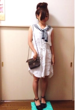 「アイテム（イヤリング）」を使った、yamさん（レディース・150cm・20代）の夏コーディネート