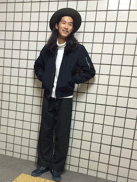 「アダムエロぺ ルミネ店」｜suzukiさん（メンズ・177cm）の秋コーディネート
