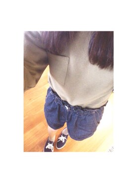 「スエット」｜Hinaさん（レディース・161cm）の秋コーディネート