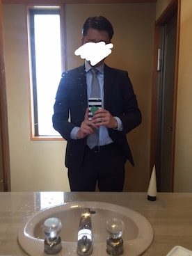 「スーツ」｜m.k.Ⅱさん（メンズ・173cm）の秋コーディネート