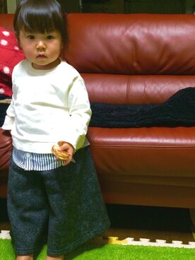 のーこさん（キッズ・90cm）の冬コーディネート