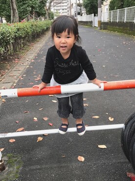 のーこさん（キッズ・90cm）の秋コーディネート