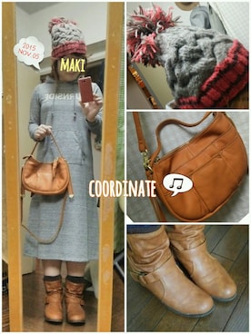 「キャメルバッグ」｜♡♡♡さん（レディース・158cm）の秋コーディネート