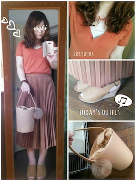 「アパートバイローリーズ」｜「アイテム（ブーティ）」を使った、♡♡♡さん（レディース・158cm）の秋コーディネート