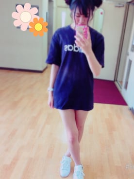 「school」｜「アイテム（腕時計）」を使った、M a y uさん（レディース・164cm）の夏コーディネート