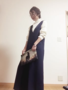 「ROOM903（ルームナインオースリー）のアイテム」を使った、 ＊Yu＊さん（レディース・153cm）の秋コーディネート