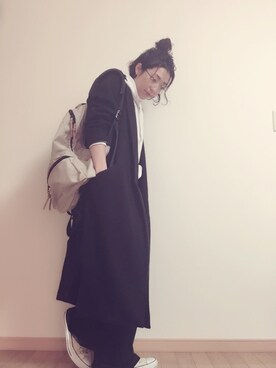 「アクティブコーデ」｜「アイテム（ジャケット/アウター）」を使った、 ＊Yu＊さん（レディース・152cm）の冬コーディネート